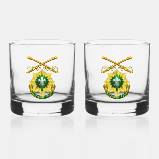 2e Pantserregiment ACR Whisky Glas (Voorkant)