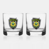 2e Pantserregiment ACR Whisky Glas (Voorkant)