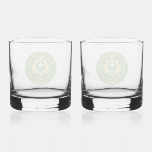 2e Pantserregiment ACR Whisky Glas (Achterkant)