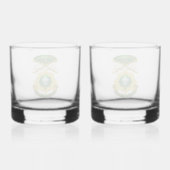 2e Pantserregiment ACR Whisky Glas (Achterkant)