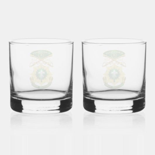 2e Pantserregiment ACR Whisky Glas (Achterkant)