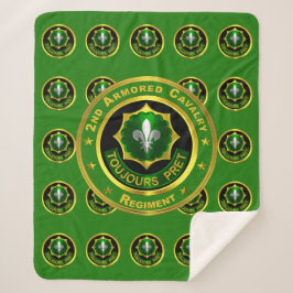 2e Pantserregiment CAV Sherpa Blanket Deken