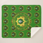 2e Pantserregiment CAV Sherpa Blanket Sherpa Deken (Voorkant (horizontaal))