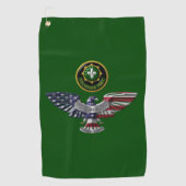 2e Pantserregiment Eagle Golfhanddoek (Voorkant)