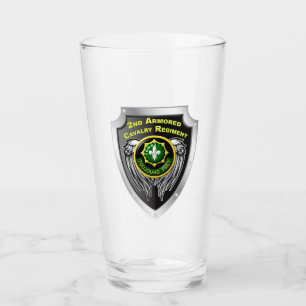 2e pantserwagen: Regiment Shield Wing Glass Cup Glas