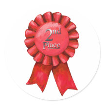 2e plaats lint award Stickers