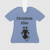 2e plaats Ugly kerstSweater Contest Ornament (achterkant)