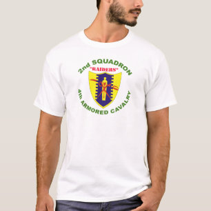 2e pleister 4e gepantserde Cavalry Regiment T-shirt