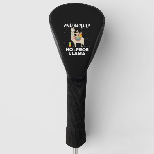 2e rang no prob llama golfheadcover (Voorkant)