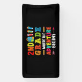 2e rang waarin het avontuur spandoek (Verticaal)