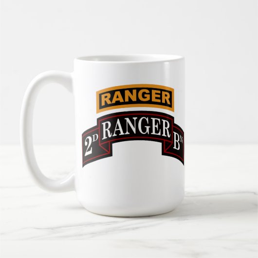 2e Ranger Battalion Coffee Mok (Links)