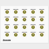 2e regiment cavalerie van Stryker Ronde Sticker (Vel)