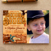 2e Rodeo Landschap Uitnodiging met Afbeelding