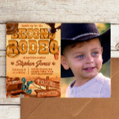 2e Rodeo Landschap Uitnodiging met Afbeelding