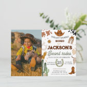 2e Rodeo verjaardag Dit is niet mijn 1e Rodeo Kaart (Staand voorkant)