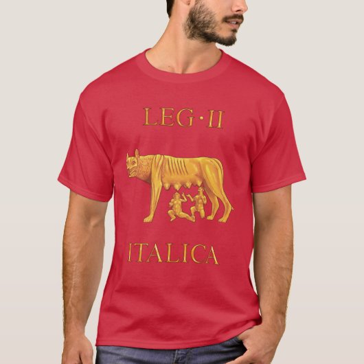 2e Romeinse Legion II Italië T-shirt (Voorkant)