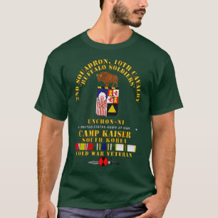 2e squadron 10e Cavalerie 7e ID Camp Kaiser Korea T-shirt