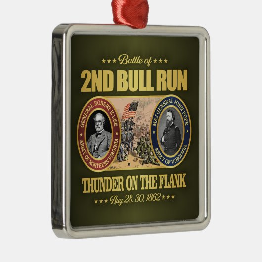 2e stierenloop (FH2) Metalen Ornament (Rechts)