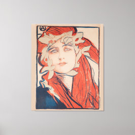 2e Tentoonstelling van de Sociëteit van Poolse Kun Canvas Afdruk