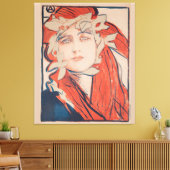 2e Tentoonstelling van de Sociëteit van Poolse Kun Canvas Afdruk (Insitu (Woonkamer))