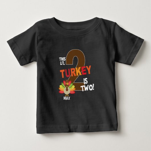 2e Thanksgiving verjaardagsfeest Li'l Turkey is tw (Voorkant)