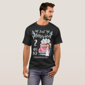 2e trouwdag - Net getrouwd 2 jaar T-shirt (Voorkant volledig)