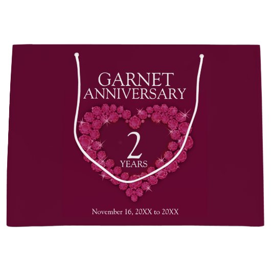 2e trouwdag - tuinfototas groot cadeauzakje (Voorkant)