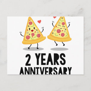 2e trouwjaar 2 jaar briefkaart