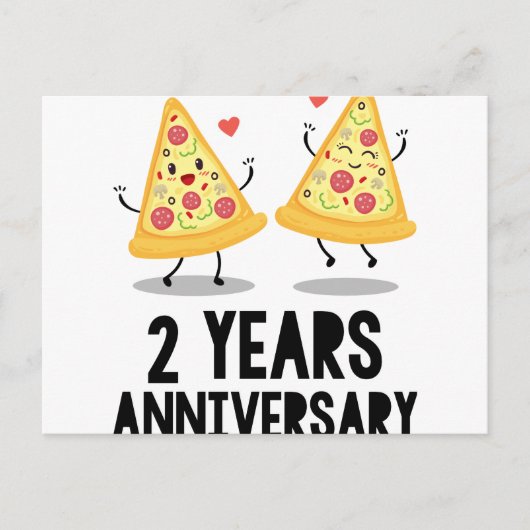 2e trouwjaar 2 jaar briefkaart (Voorkant)