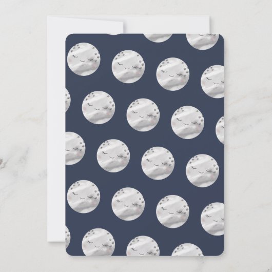 2e Twee De Maan Verjaardag Kaart (Achterkant)