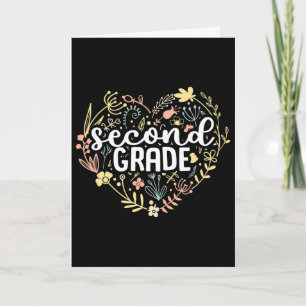 2e Tweede Graad Bloemhart Ck Terug naar School Ler Kaart