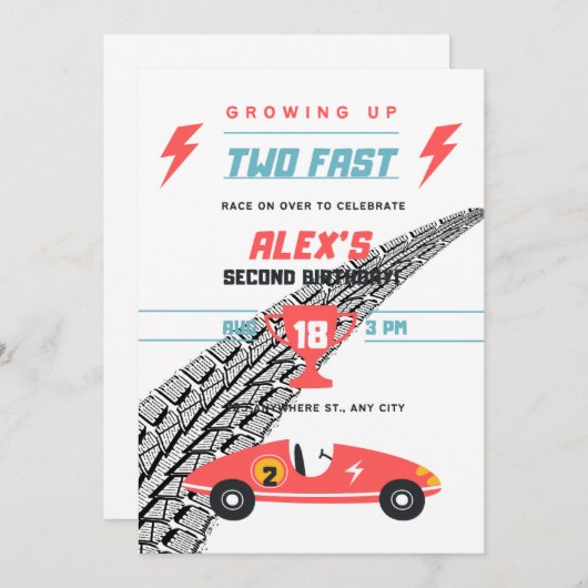 2e uitnodiging (Voorkant / Achterkant)