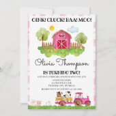 2e uitnodiging van de Birthday Party (Voorkant)