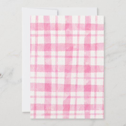 2e uitnodiging van de Birthday Party (Achterkant)