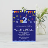 2e uitnodiging van de Futagenpartij van Birthday B (Staand voorkant)