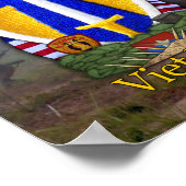 2e Veldkracht Vietnam Nam War Patch Print (Hoek)