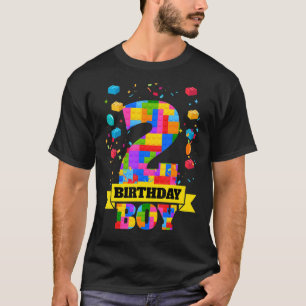 2e verjaardag 2 jaar oude blokboeien Kinder T-shirt