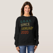 2e verjaardag 2 jaar oude geit sinds januari 2020 trui (Voorkant volledig)