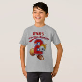 2e verjaardag All-Star Sports Ringer T-shirt (Voorkant volledig)