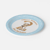 2e verjaardag Baby Giraffe Bord (Gekanteld)