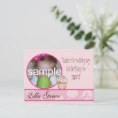 2e verjaardag Bedankt voor je creditcard Kaart (Staand voorkant)