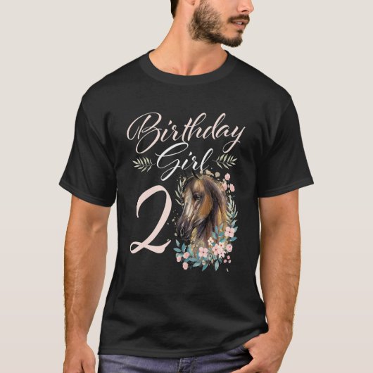 2e verjaardag bevalling 2 jaar oude dag t-shirt (Voorkant)
