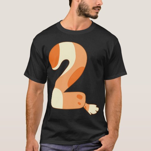 2e verjaardag Bingo! T-shirt (Voorkant)