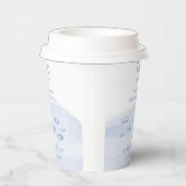 2e verjaardag blauw zee vis schattig geïllustreerd papieren bekers (Rechts)