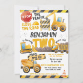 2e verjaardag bouw, dumptruck kaart (Voorkant)