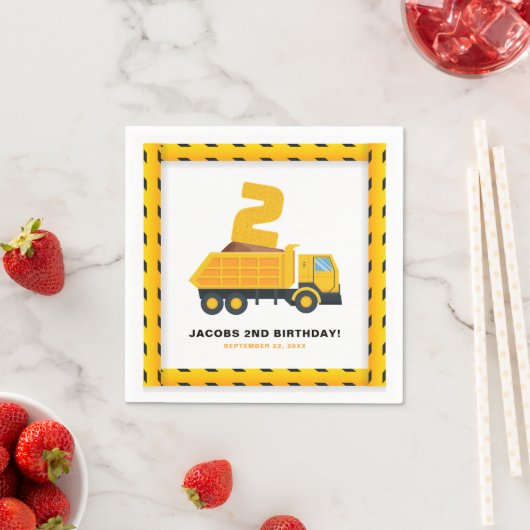 2e Verjaardag Bouwfeest Servetten (Insitu)