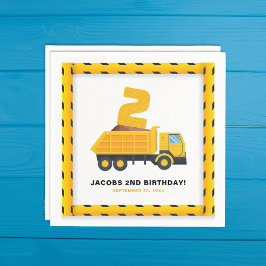 2e Verjaardag Bouwfeest Servetten