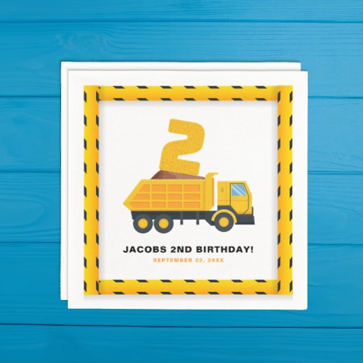 2e Verjaardag Bouwfeest Servetten