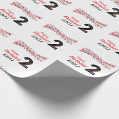 2e verjaardag cadeaupapier (Hoek)