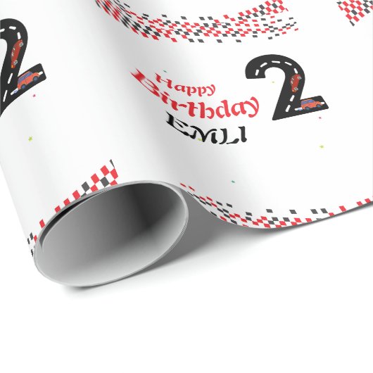 2e verjaardag cadeaupapier (Rol Hoek)